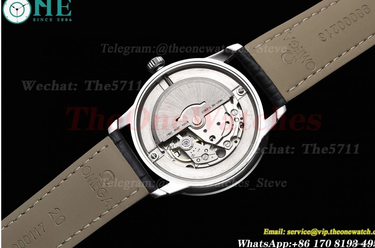 Ville White GDF Co-Axial Dial Men's 39.5MM SS MY8215 De LE 0518